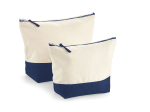Pochette bicolore en coton