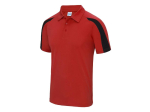 Polo de sport contrasté