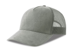 Casquette style trucker en faux daim