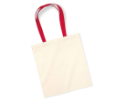 Sac shopping aux anses contrastées
