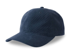 Casquette 6 pans mid visor corduroy recyclé