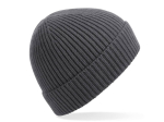 Bonnet en maille côtelée