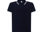 Polo homme contrasté