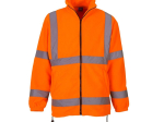 Veste polaire épaisse haute visibilité