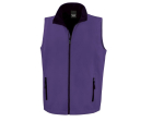 Bodywarmer softshell imprimable homme