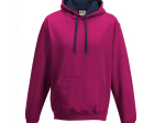 Sweat capuche contrastée