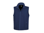 Bodywarmer softshell imprimable homme