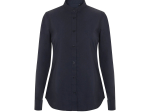 Chemise à manches longues à col mao