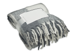 QUET - Couverture en mohair à carreaux