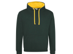 Sweat capuche contrastée