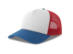 Casquette 5 pans style trucker en coton