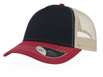 Casquette rapper en coton canvas