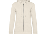 Sweat capuche zippé organique femme