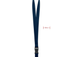 WIDE LANY - Lanyard crochet métal 25mm