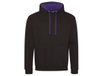Sweat capuche contrastée