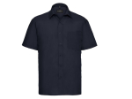 Men's short sleeve classic polycotton poplin shirt
