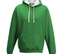 Sweat capuche contrastée