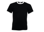 Tee-shirt bords côtes contraste