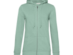 Sweat capuche zippé organique femme