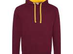 Sweat capuche contrastée