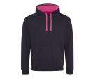 Sweat capuche contrastée