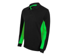 Polo bicolore manches longues