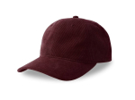 Casquette 6 pans mid visor corduroy recyclé