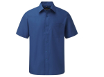 Men's short sleeve classic polycotton poplin shirt