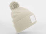 Bonnet avec pompon et patch