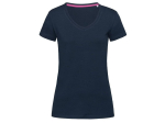 Tee-shirt femme col v