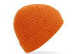 Bonnet en maille côtelée