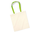 Sac shopping aux anses contrastées