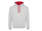 Sweat capuche contrastée