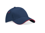 Casquette 5 panneaux bicolore