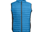 Bodywarmer bi-matière homme