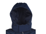 Capuche en softshell avec biais contrasté