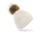Bonnet grosse maille pop pom