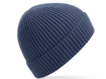 Bonnet en maille côtelée