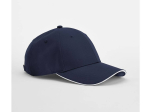 Casquette 6 panneaux avec liseré