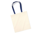 Sac shopping aux anses contrastées