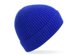 Bonnet en maille côtelée