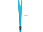 WIDE LANY - Lanyard crochet métal 25mm