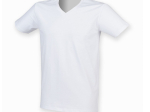 Tee-shirt stretch col v homme