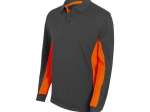 Polo bicolore manches longues