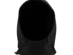 Capuche en softshell avec biais contrasté