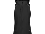 Bodywarmer femme en softshell avec capuche