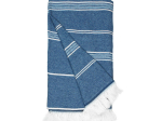 Fouta en coton et polyester recyclé