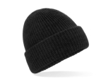 Bonnet en maille côtelée