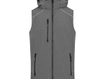 Bodywarmer en softshell avec capuche