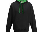 Sweat capuche contrastée